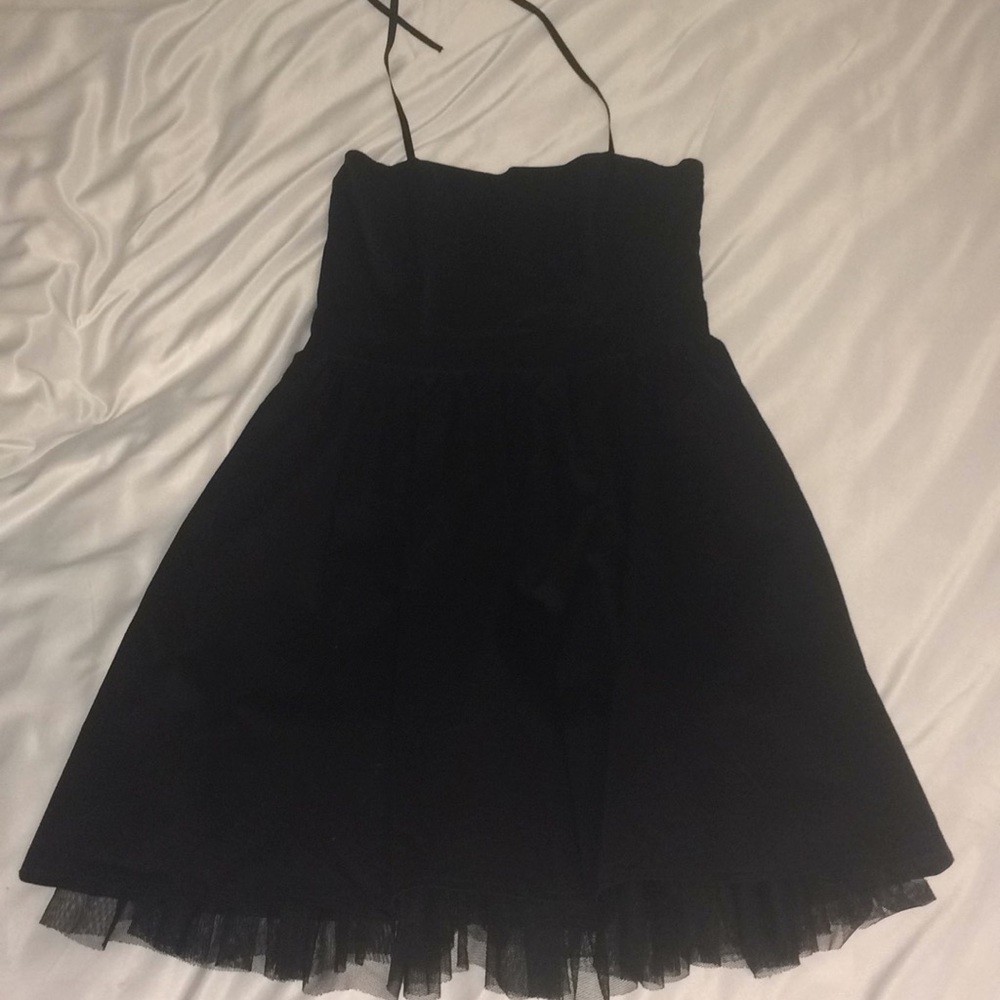 Black Strapless Dress